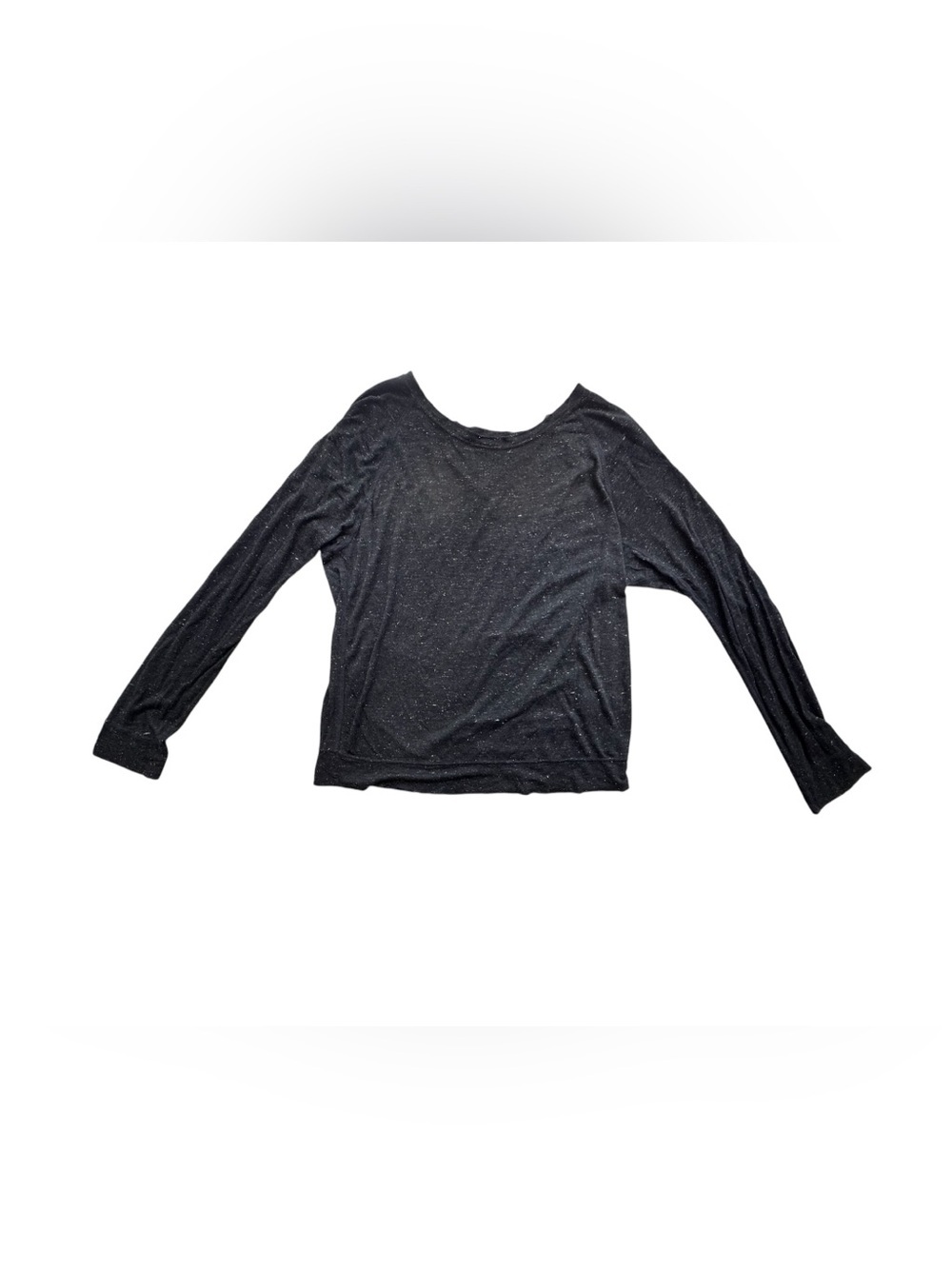 NWT Current/Elliott Black w/ gold sparkles long sleeve lightweight top size 1